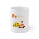 The Shift Shop — Boy Mom — A Masterclass in Risk Management — Light (11oz Ceramic Mug)