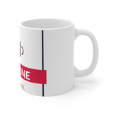 Surviving on caffeine and chaos. - 11oz Ceramic Mug