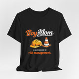 The Shift Shop — Boy Mom — A Masterclass in Risk Management (T-Shirt)