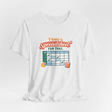 I have a spreadsheet for that - Graphic T-Shirt