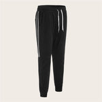 Manfinity Sporsity Men Loose Drawstring Waist Side Tape Sweatpants