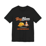 The Shift Shop — Boy Mom — A Masterclass in Risk Management (T-Shirt)