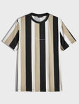 Manfinity Hypemode Men Letter Graphic Striped Tee