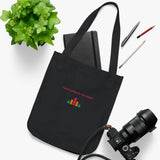 Surviving on Caffeine & Peer-Reviewed Data - Graphic Organic Canvas Tote