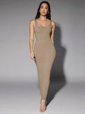 Silquee Solid Form Fitted Tank Dress