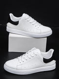 Men's Casual Sports Shoes, Non-Slip, All Match, White Sneakers, Suitable For Four Seasons - MapleCo