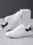 Men's Casual Sports Shoes, Non-Slip, All Match, White Sneakers, Suitable For Four Seasons - MapleCo