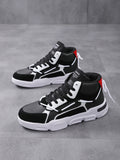 Men Anti-Slip And Wear-Resistant High Top Casual Sports Shoes, Sneakers And Board Shoes - MapleCo