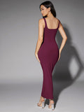 Silquee Solid Form Fitted Tank Dress