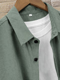 Manfinity Homme Men Letter Patched Detail Shirt Without Tee - MapleCo