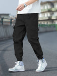 Manfinity Hypemode Loose Fit Men's Drawstring Waist Cargo Pants