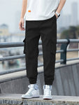 Manfinity Hypemode Loose Fit Men's Drawstring Waist Cargo Pants