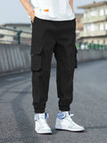 Manfinity Hypemode Loose Fit Men's Drawstring Waist Cargo Pants