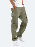 Manfinity Hypemode Men Flap Pocket Drawstring Waist Pants - MapleCo