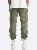 Manfinity Hypemode Men Flap Pocket Drawstring Waist Pants - MapleCo