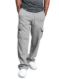 Manfinity Homme Loose Fit Men's Drawstring Waist Sweatpants With Flap Pocket