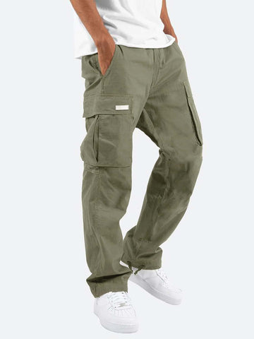 Manfinity Hypemode Men Patched Detail Flap Pocket Drawstring Waist Cargo Pants