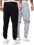 Manfinity Homme Men 2pcs Drawstring Waist Sweatpants For Autumn