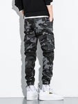 Manfinity EMRG Loose Fit Men's Camouflage Print Cargo Pants With Flap Pockets - MapleCo