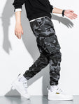 Manfinity EMRG Loose Fit Men's Camouflage Print Cargo Pants With Flap Pockets - MapleCo