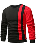 Manfinity Homme Men Colorblock Thermal Lined Sweatshirt