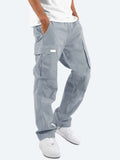 Manfinity Hypemode Men Patched Detail Flap Pocket Drawstring Waist Cargo Pants