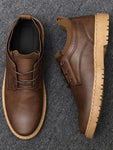 Men Lace-up Front Oxford Shoes - MapleCo