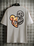 Homme Men Cartoon Graphic Tee - MapleCo