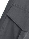 ROMWE Street Life Men Flap Pocket Side Cargo Baggy Pants, School