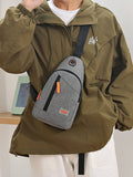 Chest Bag Men's Backpack New Nylon Canvas - MapleCo