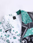 Manfinity Homme Men Random Paisley Scarf Print Shirt