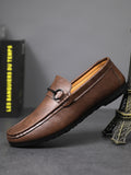 2024 New Men Loafers, Slip-On Casual Boat Shoes, Soft Bottom Driving Moccasin, Personality Leather Leisure Shoes, No Shoetree Included, Only 1 Pair Shoes Delivered