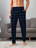 Men Buffalo Plaid Slant Pockets PJ Pants, Pajama Pants