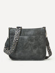 Bag Leopard Strap Crossbody Bag - MapleCo