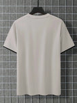 Manfinity Homme Men T-Shirts Fit Crew Neck Short Sleeve Casual Summer Polyester