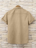 Manfinity Homme Men Letter Patched Detail Shirt Without Tee - MapleCo