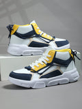 Men Anti-Slip And Wear-Resistant High Top Casual Sports Shoes, Sneakers And Board Shoes - MapleCo