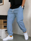 Manfinity Basics Men Slant Pocket Drawstring Waist Sweatpants