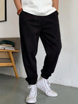 Manfinity Basics Men Slant Pocket Drawstring Waist Sweatpants