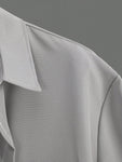 Manfinity Hypemode Men Letter Patched Detail Shirt Without Tee - MapleCo