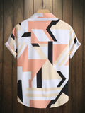 Manfinity Hypemode Men Geo Print Shirt Without Tee - MapleCo