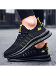 Men\ Sports Leisure Shoes Lightweight Breathable Low-Top Outdoor Fashionable Trendy Running Shoes With Laces