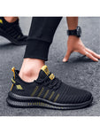 Men\ Sports Leisure Shoes Lightweight Breathable Low-Top Outdoor Fashionable Trendy Running Shoes With Laces