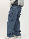 Manfinity Hypemode Loose Fit Men's Cargo Pants With Flap Pockets And Side Pockets