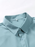 Manfinity Mode Men Solid Button Up Shirt - MapleCo