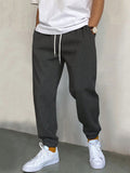 Manfinity Basics Men Slant Pocket Drawstring Waist Sweatpants