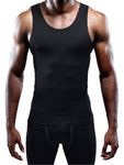 NELEUS Men 3 Pack Athletic Compression Under Base Layer Gym Tank Top