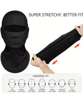 1pc Balaclava Face Mask, UV Protection Ski Mask For Men