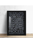 1pc Elevate Your Home Decor with Canvas Wall Art - "Today Is Your Day" Posters - No Frame - MapleCo