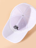 1pc Latest Men's Ny Embroidery Sun Protection Baseball Cap, Suitable For Beach Vacation